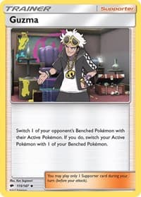 Guzma - SM - Burning Shadows - Pokemon card