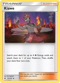 Kiawe - SM - Burning Shadows - Pokemon card