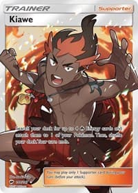 Kiawe (Full Art) - SM - Burning Shadows - Pokemon card