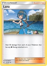 Lana - SM - Burning Shadows - Pokemon card