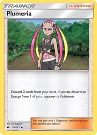 Plumeria - SM - Burning Shadows - Pokemon card