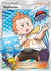 Sophocles (Full Art) - SM - Burning Shadows - Pokemon card