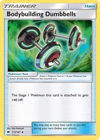 Bodybuilding Dumbbells - SM - Burning Shadows - Pokemon card