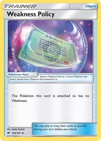 Weakness Policy - SM - Burning Shadows - Pokemon card