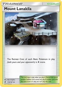 Mount Lanakila - SM - Burning Shadows - Pokemon card