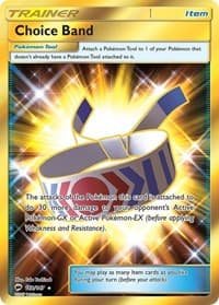 Choice Band (Secret) - SM - Burning Shadows - Pokemon card