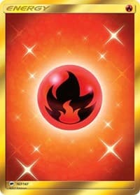 Fire Energy (Secret) - SM - Burning Shadows - Pokemon card