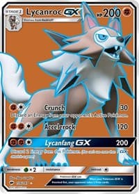 Lycanroc GX (Full Art) - SM - Burning Shadows - Pokemon card