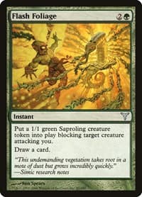 Flash Foliage - Dissension - Magic: The Gathering card