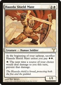 Haazda Shield Mate - Dissension - Magic: The Gathering card