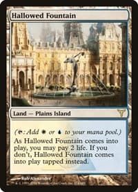 Hallowed Fountain - Dissension - Magic: The Gathering card