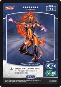 Starfire - Koriand'r - Justice League - MetaX TCG card