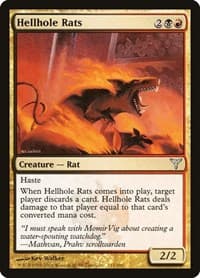 Hellhole Rats - Dissension - Magic: The Gathering card