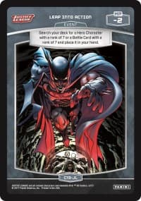 Leap Into Action - Justice League - MetaX TCG card