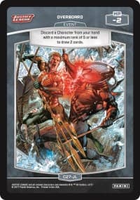 Overboard - Justice League - MetaX TCG card