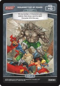 Resurrection of Power - Justice League - MetaX TCG card