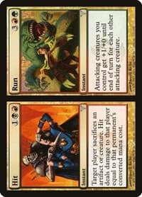 Hit // Run - Dissension - Magic: The Gathering card