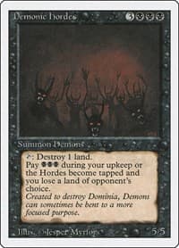 Demonic Hordes - Revised Edition - Magic: The Gathering card