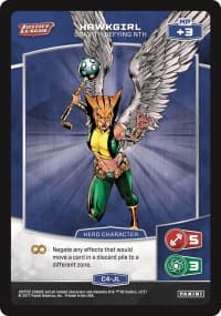 Hawkgirl - Gravity-defying Nth - Justice League - MetaX TCG card