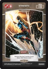 3 Strength (C40-JL) - Justice League - MetaX TCG card