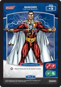 Shazam - Captain Marvel - Promotional Cards - MetaX TCG card