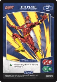 The Flash - Scarlet Speedster - Promotional Cards - MetaX TCG card