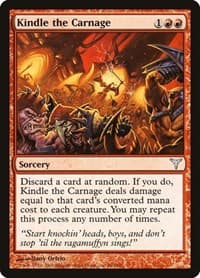 Kindle the Carnage - Dissension - Magic: The Gathering card