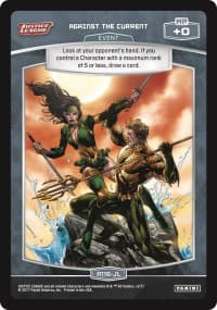 Against the Current - Justice League - MetaX TCG card
