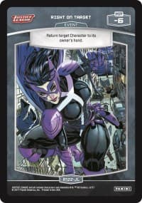 Right on Target - Justice League - MetaX TCG card