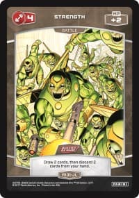 4 Strength (R131-JL) - Justice League - MetaX TCG card