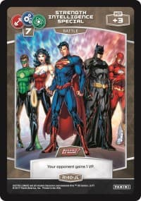 7 Strength Intelligence Special (R140-JL) - Justice League - MetaX TCG card