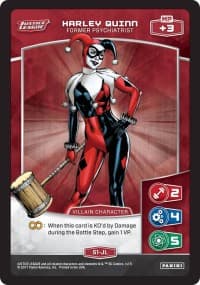 Harley Quinn - Former Psychiatrist (S1-JL) - Justice League - MetaX TCG card