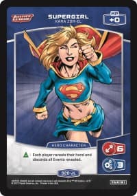 Supergirl - Kara Zor-El (S20-JL) - Justice League - MetaX TCG card