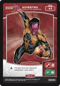Sinestro - Intergalactic Criminal (S3-JL) - Justice League - MetaX TCG card