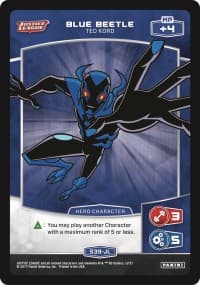 Blue Beetle - Ted Kord (S39-JL) - Justice League - MetaX TCG card