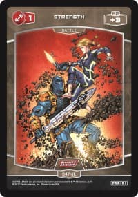 1 Strength (S47-JL) - Justice League - MetaX TCG card