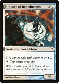 Minister of Impediments - Dissension - Magic: The Gathering card