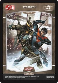 2 Strength (S64-JL) - Justice League - MetaX TCG card