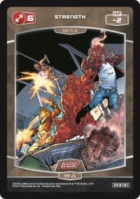 6 Strength (S8-JL) - Justice League - MetaX TCG card