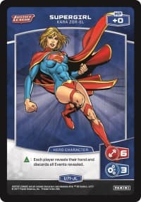 Supergirl - Kara Zor-El (U71-JL) - Justice League - MetaX TCG card