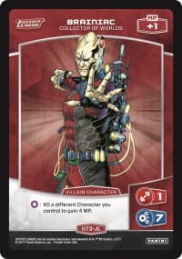 Brainiac - Collector of Worlds (U73-JL) - Justice League - MetaX TCG card