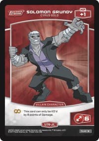 Solomon Grundy - Cyrus Gold (U76-JL) - Justice League - MetaX TCG card