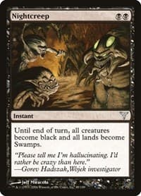 Nightcreep - Dissension - Magic: The Gathering card