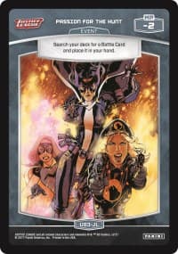 Passion For The Hunt (S57-JL) - Justice League - MetaX TCG card