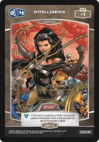 4 Intelligence (U93-JL) - Justice League - MetaX TCG card