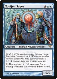Novijen Sages - Dissension - Magic: The Gathering card