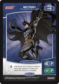Batman - The Caped Crusader - Justice League - MetaX TCG card