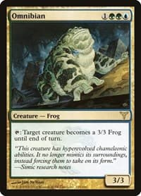 Omnibian - Dissension - Magic: The Gathering card