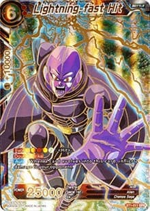 Lightning-fast Hit (SPR) - Galactic Battle - Dragon Ball Super: Masters card