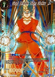 God Break Son Goku (SPR) - Galactic Battle - Dragon Ball Super: Masters card